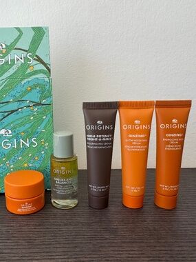 A set of brand new Origins skincare products